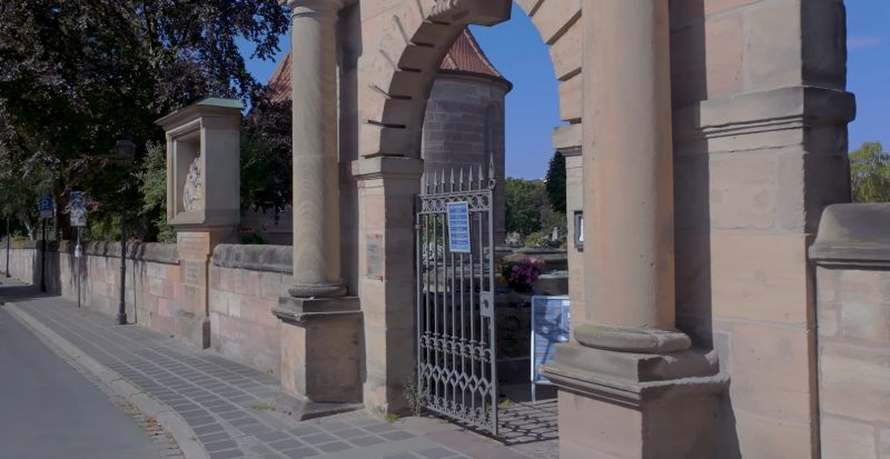 Der berühmte Johannisfriedhof in St. Johannis